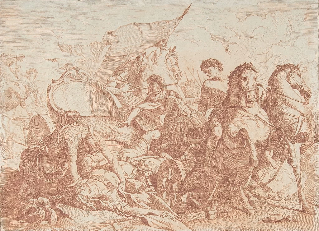 Hallè Noël - Antioco cade dal suo carro, Art Institute of Chicago